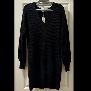 NWT American Eagle Sweater Dress, Black, XS